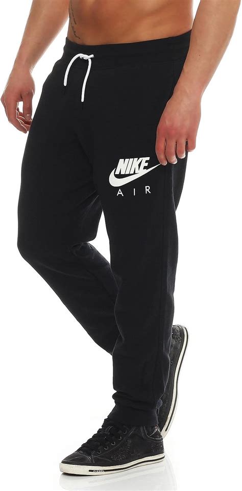 nike air tracksuit 010 schwarz weiß|Nike Air Sweatpant JogPant AW77 Heritage Fleece .